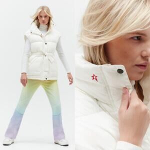 Perfect Moment Oversized Down Ski Vest Medium Ski Cold Puffer‎ Outdoor Snow